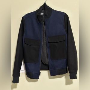 Express two tone cargo Bomber Jacket